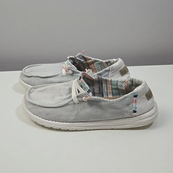 Hey Dude Grey BoHo Wendy Casual Shoe - Picture 4 of 8